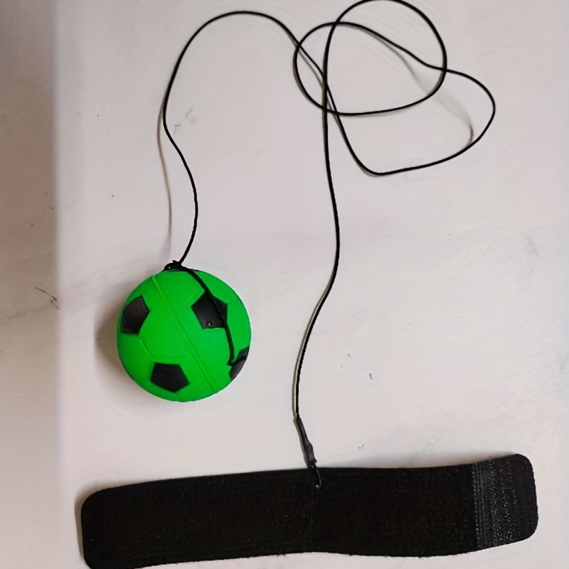 1Pcs Return Sponge Rubber Hand Ball Game Exercises Bouncing Elastic Sport  On Nylon String Children Kids Outdoor Toy Ball