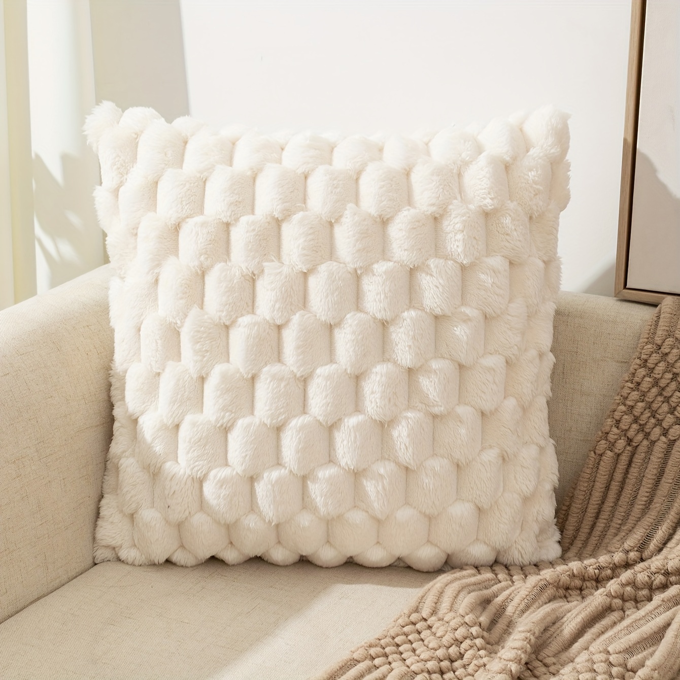 Jacquard Mountain Pattern Pillowcase Sofa Cushion Pillow - Temu