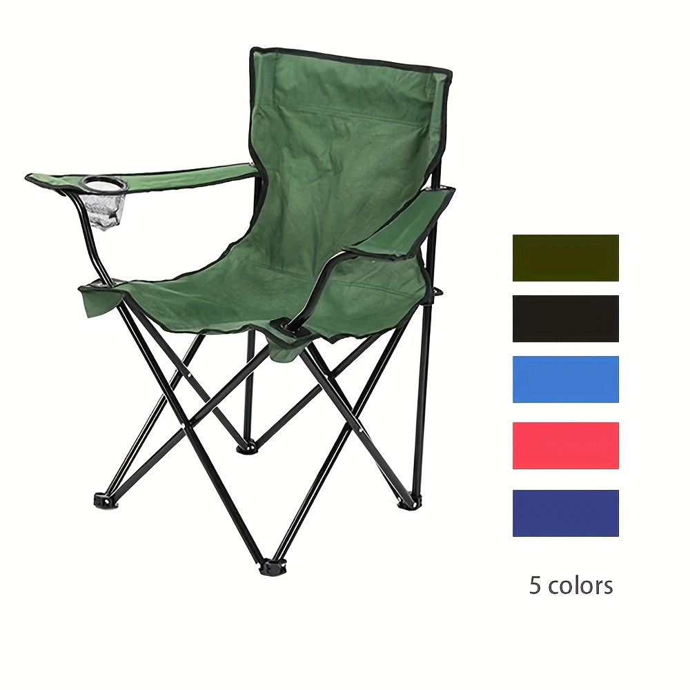 1pc Portable Camping Chair With Sunshade Lightweight And Heavy Duty Beach  Chair For Adults Perfect For Picnics Fishing And Outdoor Activities, Free  Shipping On Items Shipped From Temu