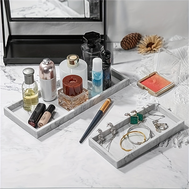 Bathroom Tray Marble Tray For Bathroom Counter Decor - Temu