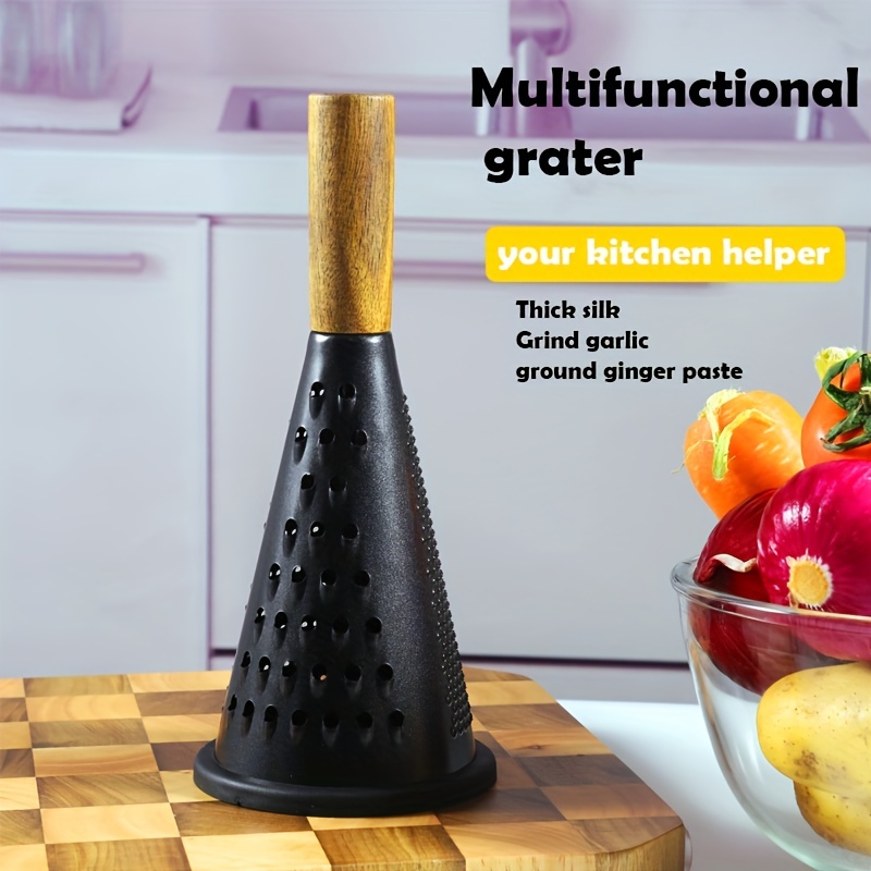 Kitchen Creative Cone Vegetables Grater Garlic Grinder Manual Food Processor