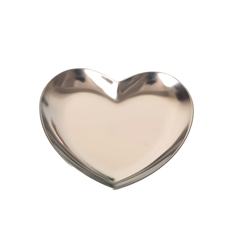 Metal Heart Tray (2pcs) Rose Gold