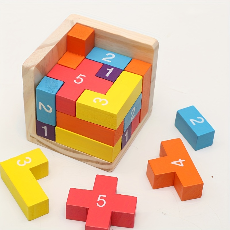 Puzzle en bois Formes géométriques - small foot - les jouets en bois