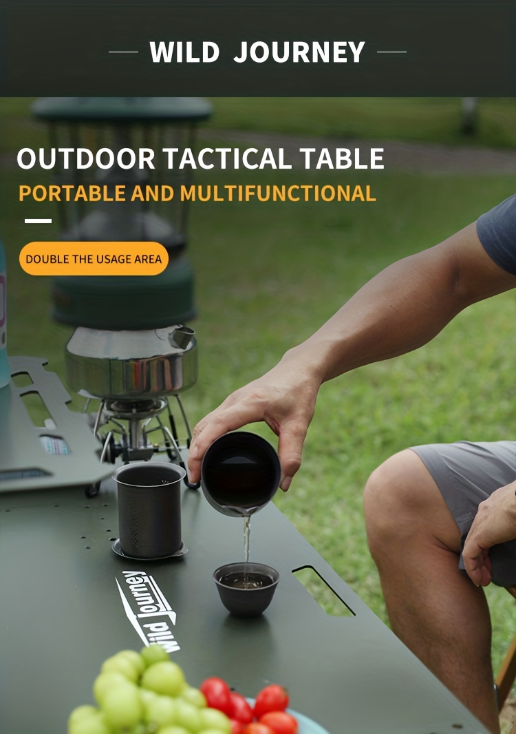 Foldable Tactical Table Portable Aluminum Alloy + Nylon - Temu