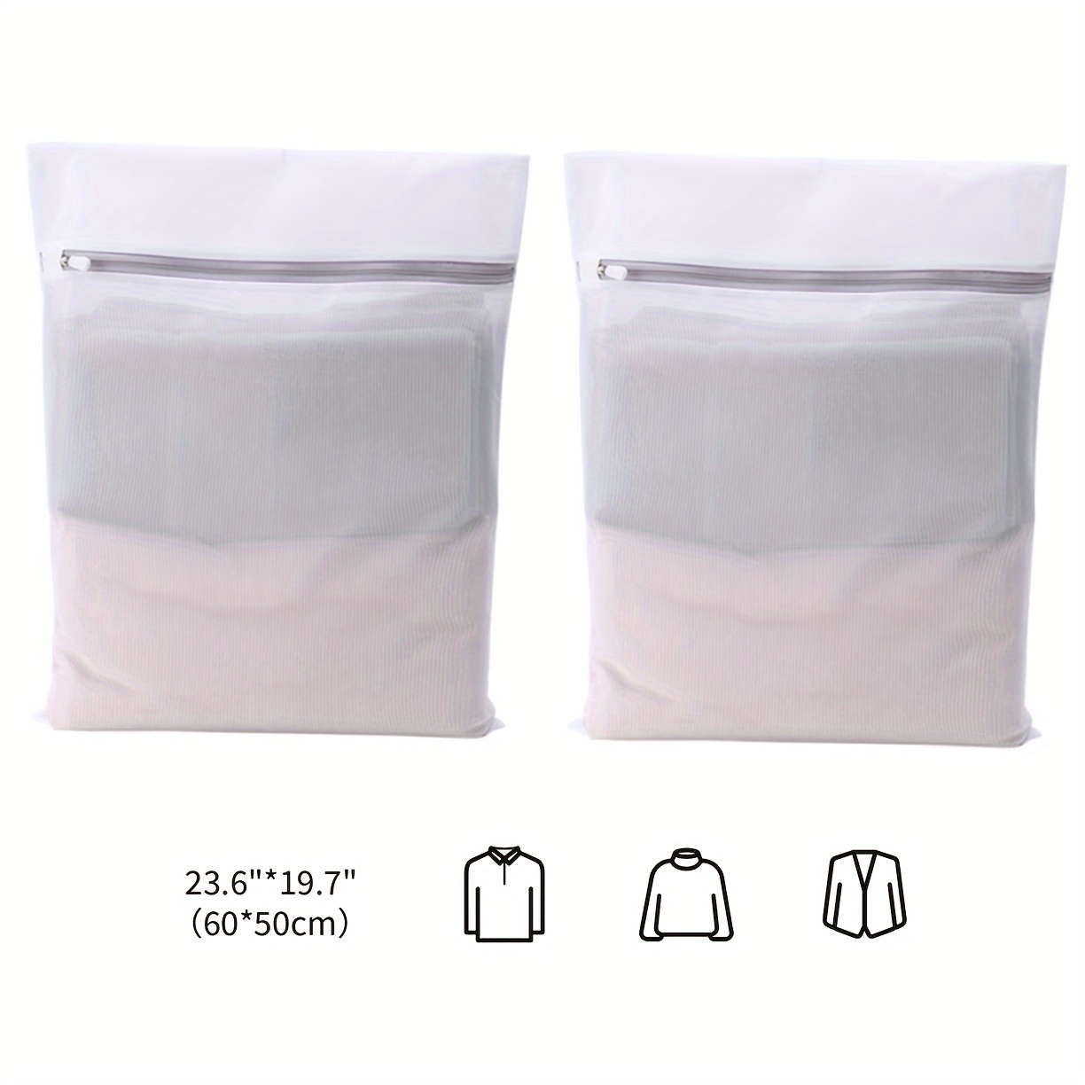 Mesh Laundry Bags Delicates Zipper Travel Clothes Storage - Temu