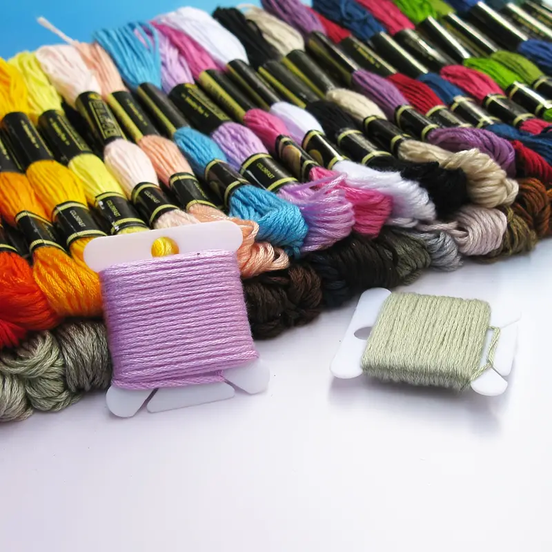 50 Mix Colors Embroidery Floss Cross Stitch Thread Embroidery Cross Stitch  Floss Yarn Thread;50 Mix Colors Embroidery Floss Cross Stitch Thread Floss  Yarn Thread 