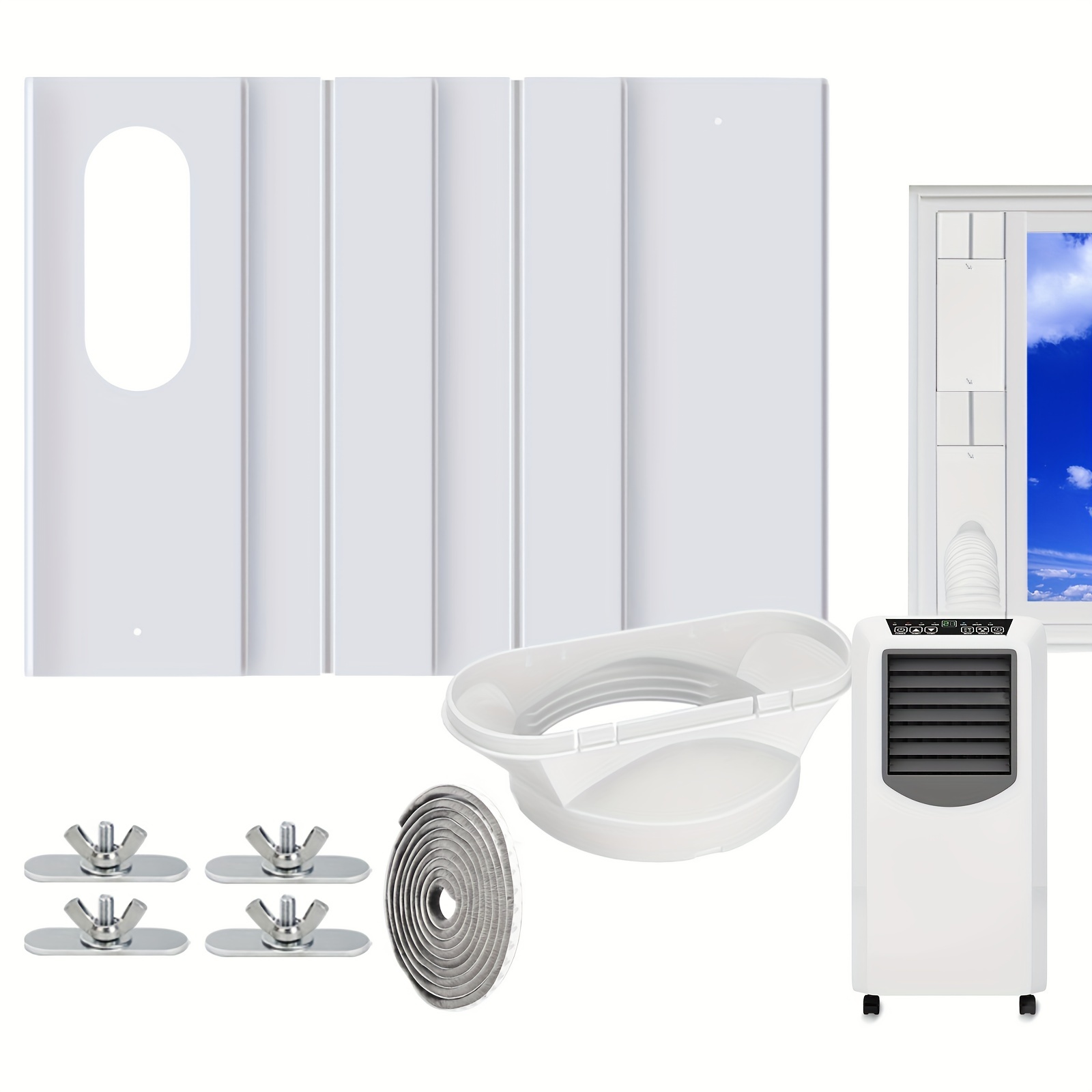 1pc Tragbare Fan Mini Klimaanlage Stille 2 Modi Desktop Luftkühler