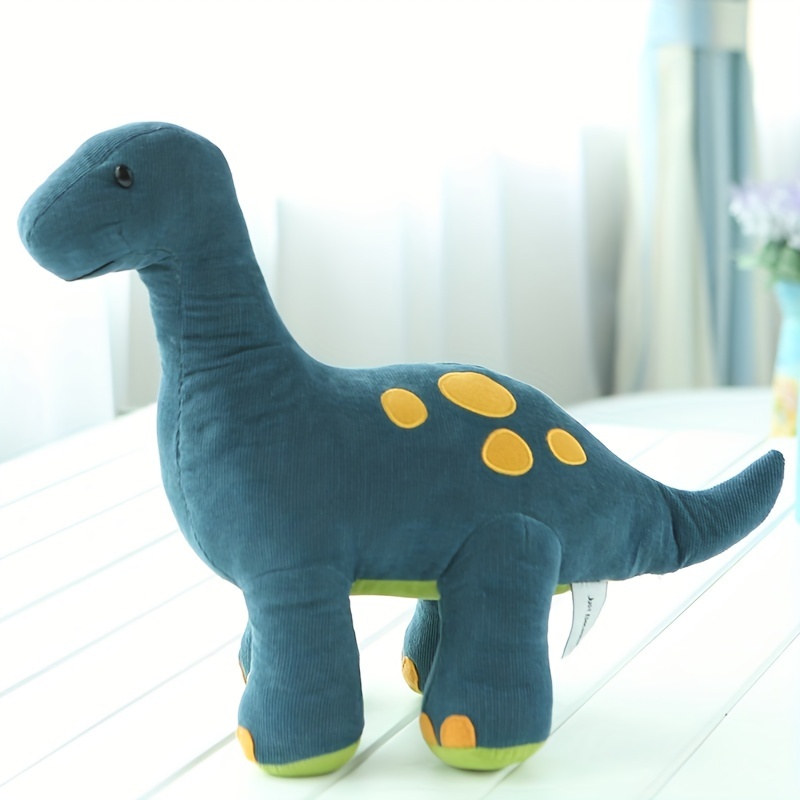 brachiosaurus dinosaur collared dragon stuffed plush toy for kids cartoon animal dino baby hug doll sleep pillow large 47cm 2