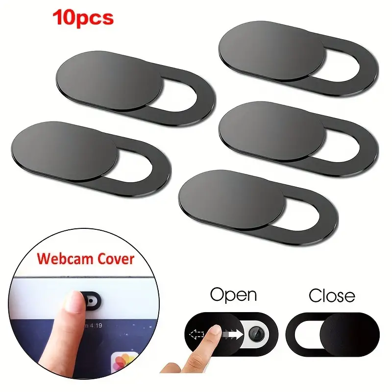 10pcs Webcam-Abdeckung Handy-Plastik-Schieberegler-Objektiv-Abdeckung  Datenschutz Laptop-Aufkleber Für IPad Tablet-Kamera-Verschluss