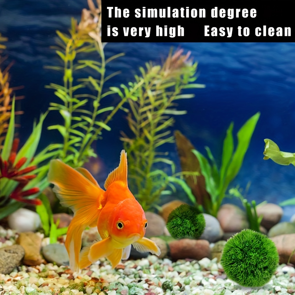 Artificial Aquarium Plants, Green Seaweed Balls Simulation Seaweed  Landscape, Water Ornament For Fish Tank Decoration - Temu United Kingdom