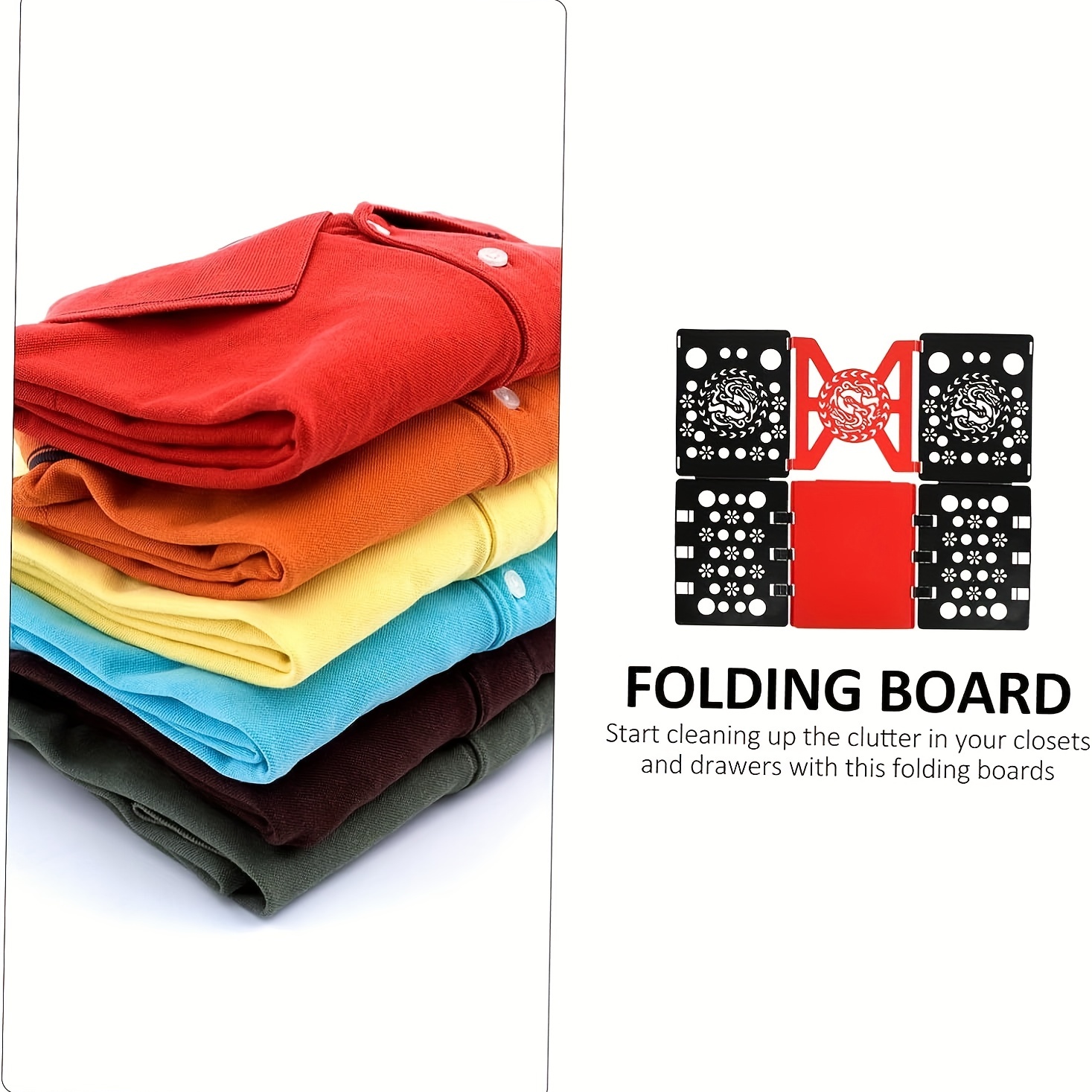 Shirt Folding Board T Shirts Clothes Folder Durable Plastic - Temu Australia