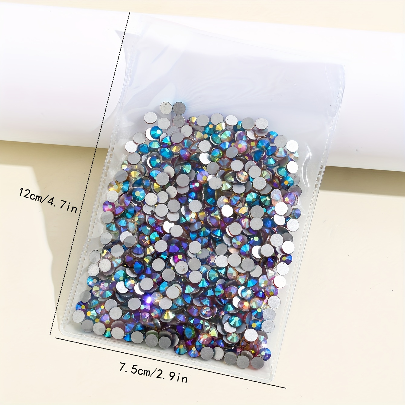 Bag Multi Colors Crystal Gems Diy Nail Art Glass Stones - Temu