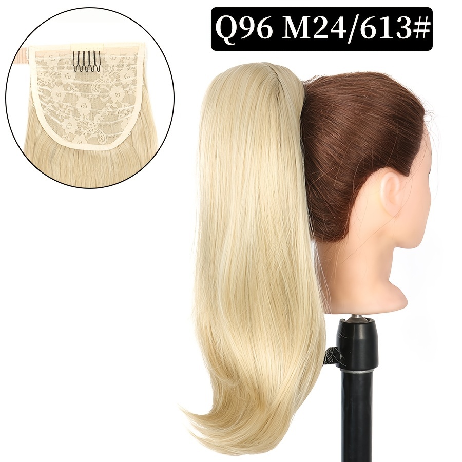 Natural Straight Ponytail Extension Clip In Hairpiece