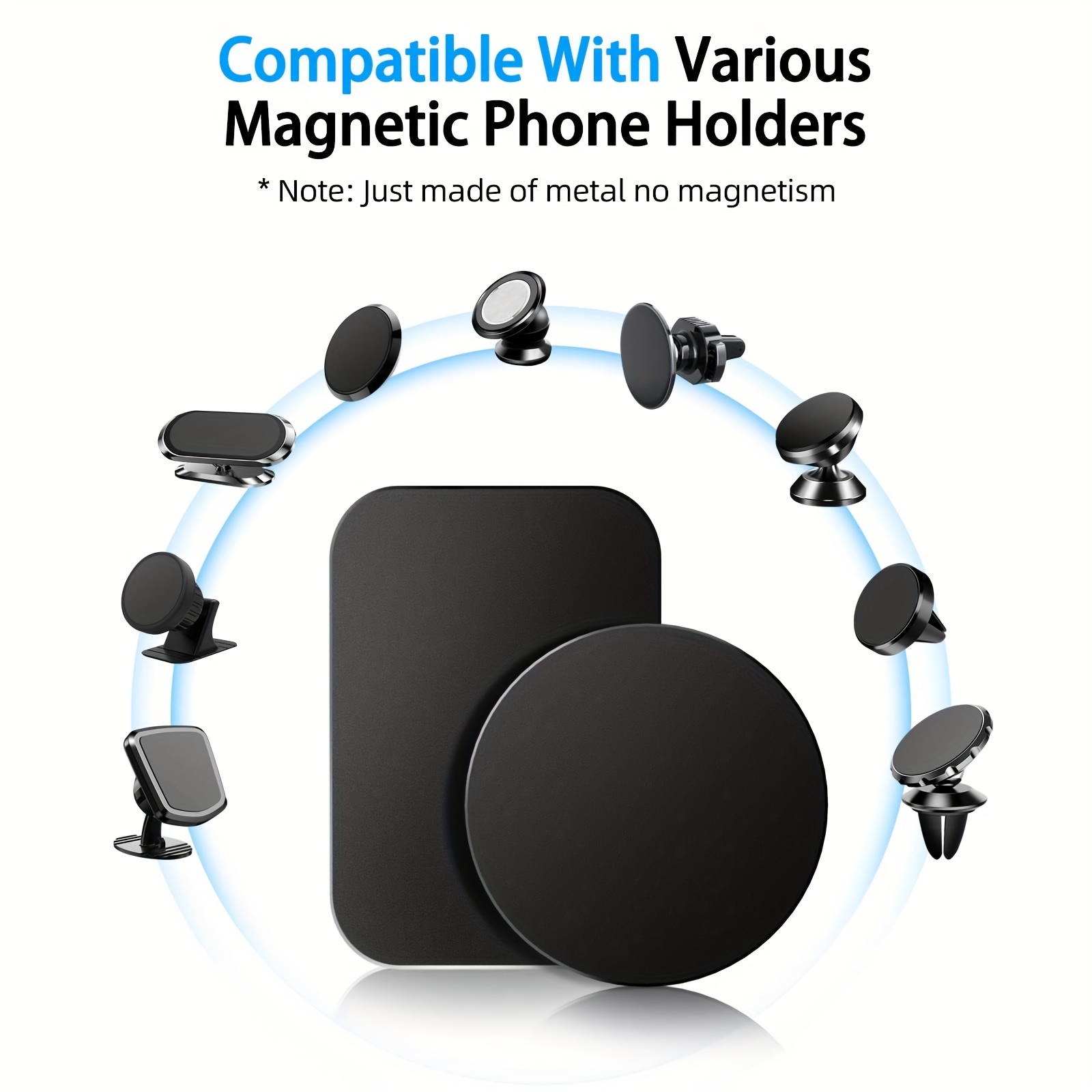  SANITRO Mount Metal Plate for Cell Phone Magnet Holder