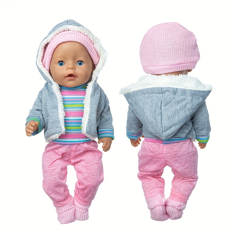 Doll Clothes Accessories, Handmade Rainbow Pattern Tops And Tight Trousers  Yoga Suit, Doll Clothes Outfits Fit For Girl ( Not Included Doll ) - Temu  Australia