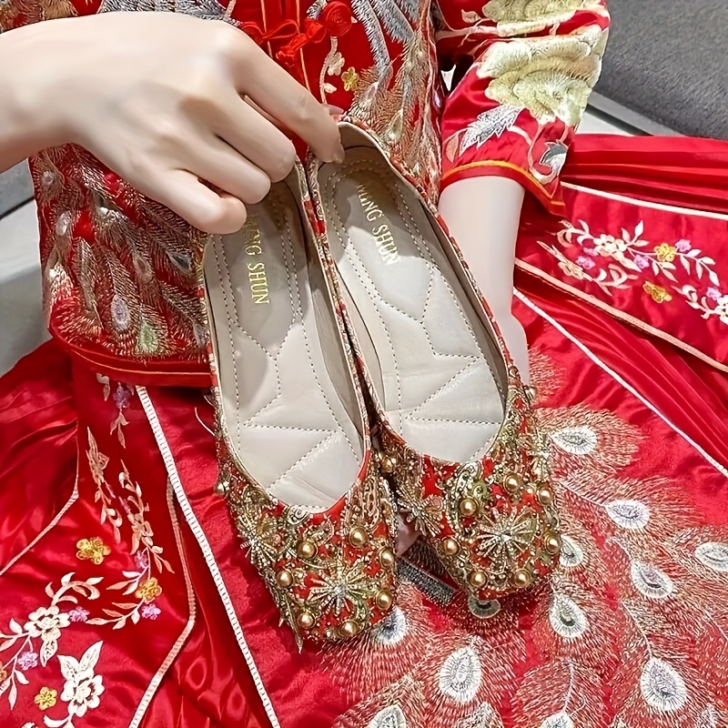 Zapatillas Ballet Decoración Metal Diamantes Imitación Mujer - Temu