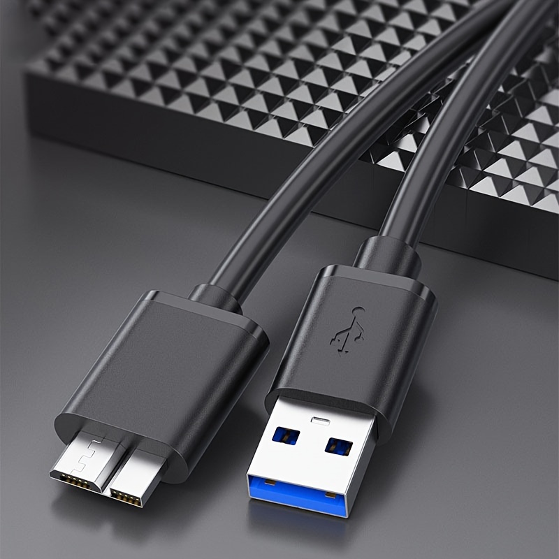 Adaptador Micro B USB C 3,0 macho a tipo C hembra, Conector Micro B para  disco duro externo, Cable HDD - AliExpress