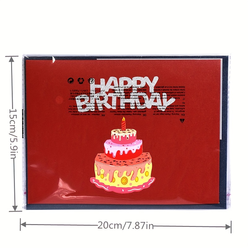 Carte d'anniversaire 3D  Birthday, Happy birthday, Happy