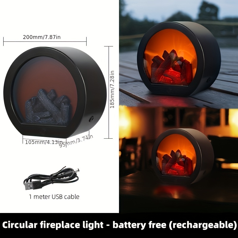Eaxus® Lanterne LED avec Bougie à Effet de Flamme - Décoration de