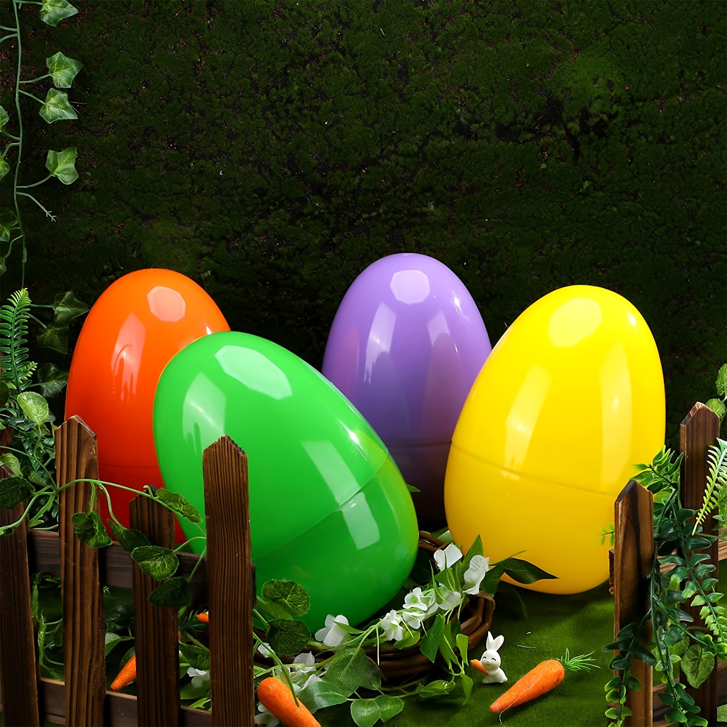 12 uova di Pasqua, uova di Pasqua in plastica stampate, uova di Pasqua in  plastica, uova di plastica riempibili, riempitivi per cestini di Pasqua,  uova di Pasqua vuote - Temu Italy