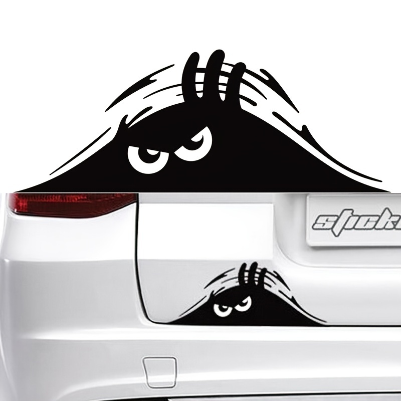 3d Sand Monster Car Sticker Creative Funny Vinyl Decals - Temu