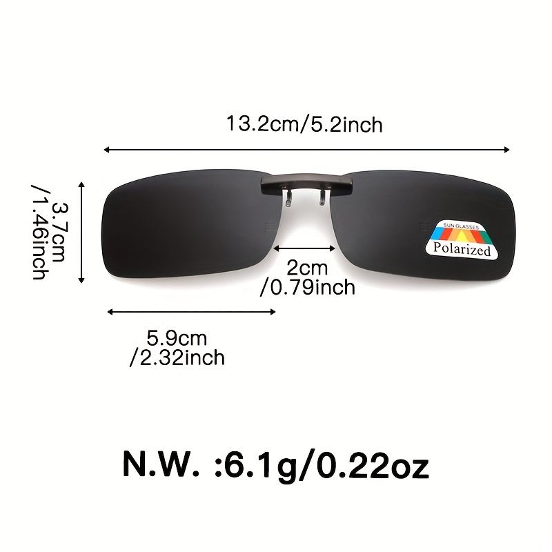 Driving Polarized Clip on Sunglasses Metal Flip Up - Temu Canada