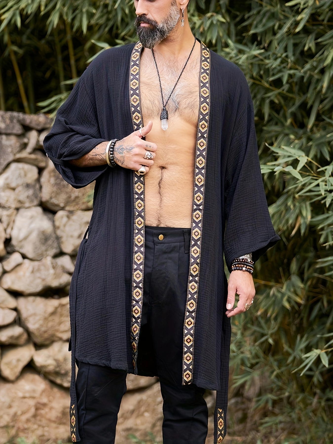 Men's Natural Style Fancy Gown Festival Wear Tribal National - Temu