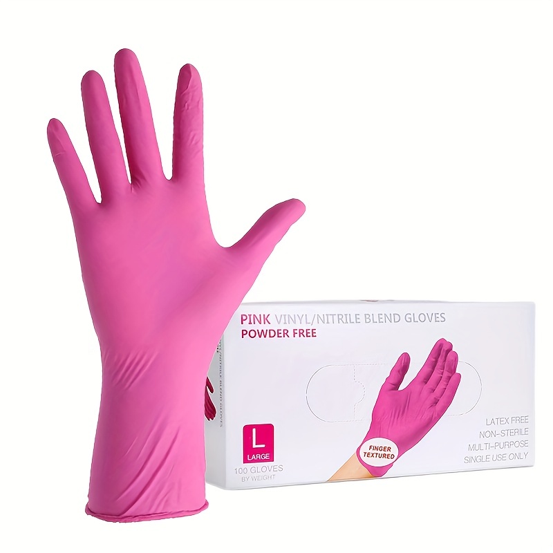 100/50/20 Piezas Guantes Nitrilo Desechables Cocina - Temu