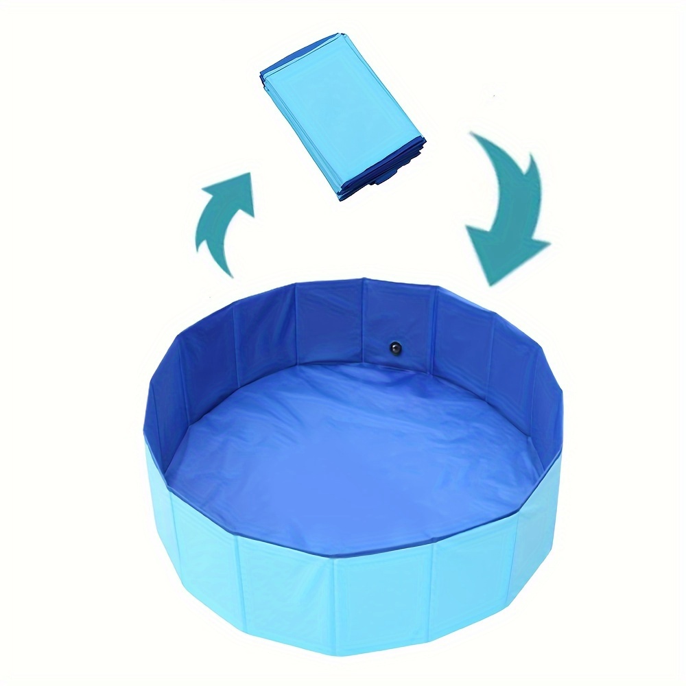 1pc pet foldable shower tub portable pet bath swimming pool portable dog pet bath wash tub