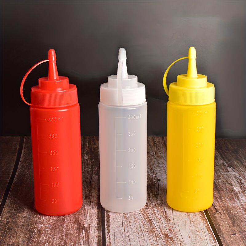 Squeeze Bottles Sauce Bottles Condiment Squeeze Bottles - Temu