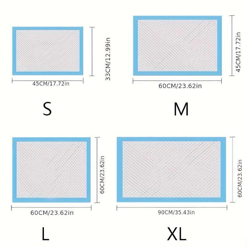 Disposable Pet Diapers High Absorbent Dog Diaper Mats Puppy Potty Training Pads