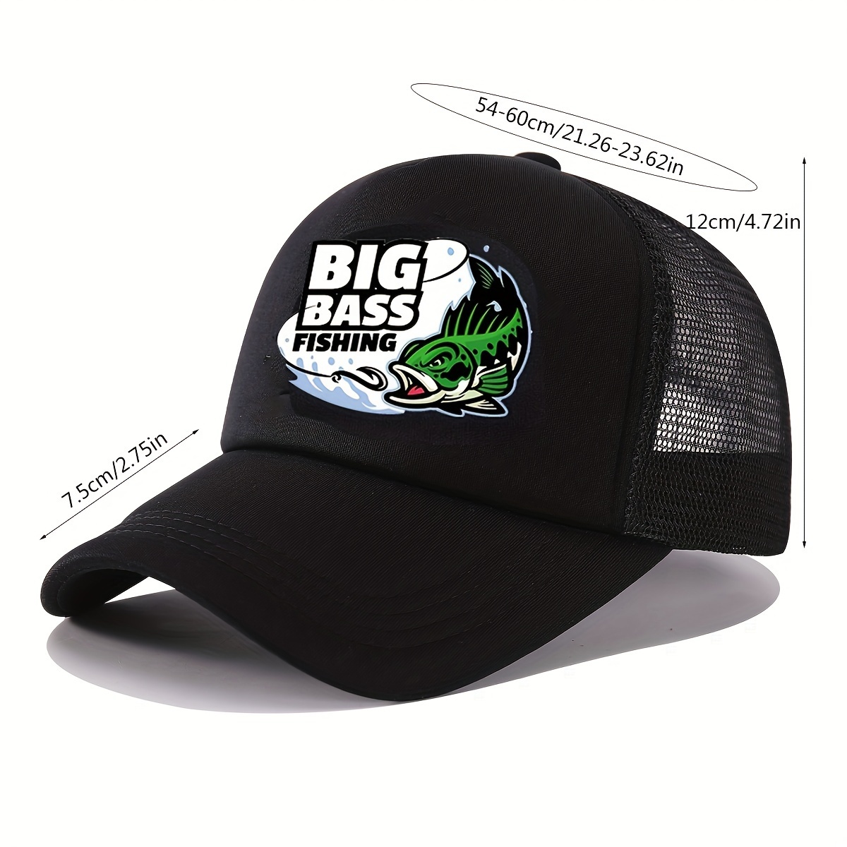 Custom Trucker Hat Baseball Cap Addicted to Fishing Guppies Ocean and Sea  Life Fish Cotton Animal Dad Hats for Men & Women Black Design Only at   Men's Clothing store