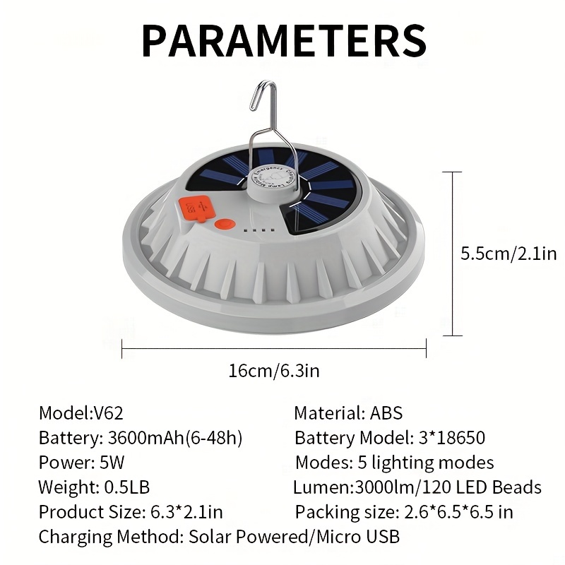 Led Camping Lantern, 1000 Lumen Camping Lights, Battery Powered 3 Modes  Emergency Light, Water Resistant Tent Light For Camping, Hiking, Fishing,  Powe