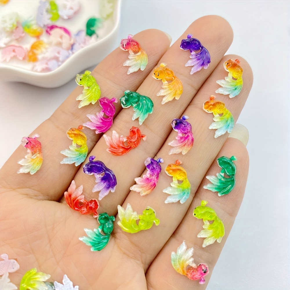 3 Gradient Colorful Aurora Rhinestone Nails With Cute Bear Resin Jelly  Ornaments Perfect For Salon Manicure And Cute Nail Decorations From  Hisweet, $24.9
