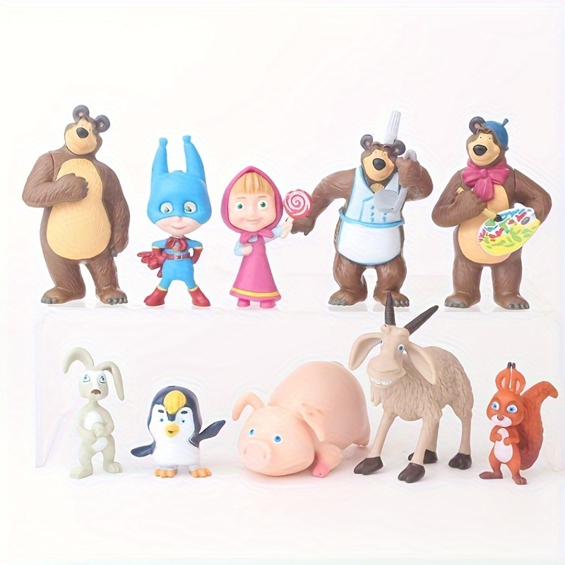 Piggy Peppa Boys and Girls Assembling Scene Toys Puzzle Learning DIY  Children's Cartoon Educational Toys Wooden Puzzle Toys