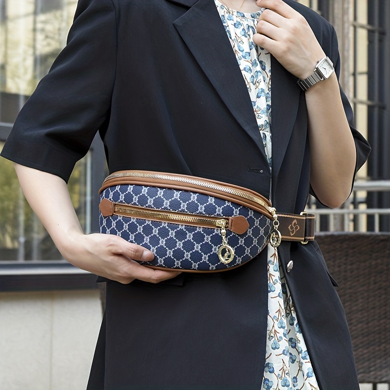 Trendy Crossbody Belt Bag, Fashion Pu Sling Bag, Women's Casual Shoulder  Purse & Waist Fanny Pack - Temu