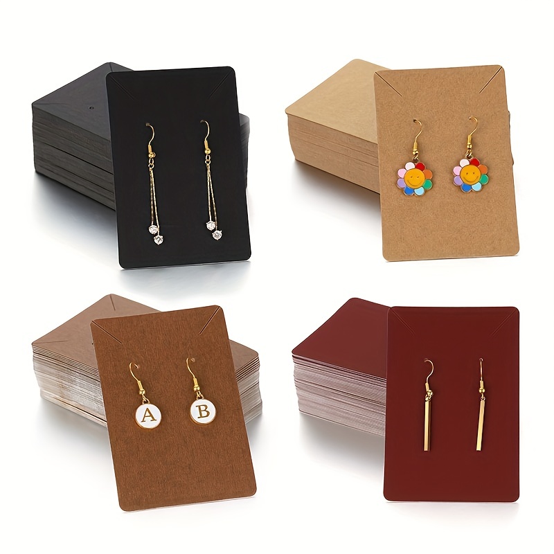 Jewelry Display Cards Printed Kraft Paper For Earrings - Temu