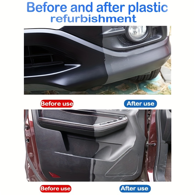 100ml Car Plastic Refurbish Scratch Remover Leather Bright Nano Coating Restorer