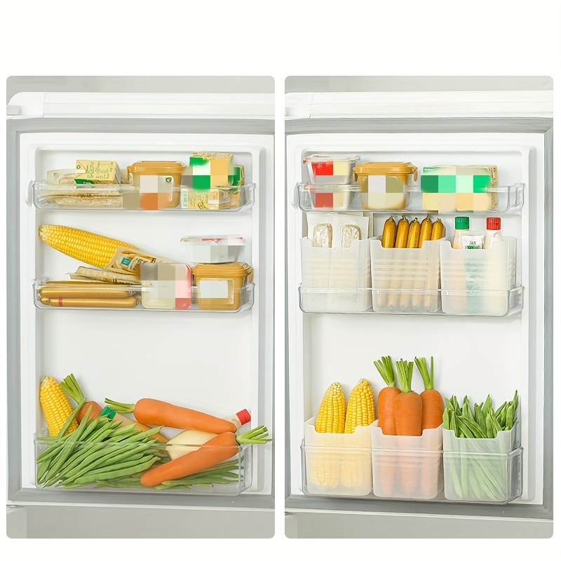 1pc Refrigerator Side Door Storage Box, Fresh-keeping Container