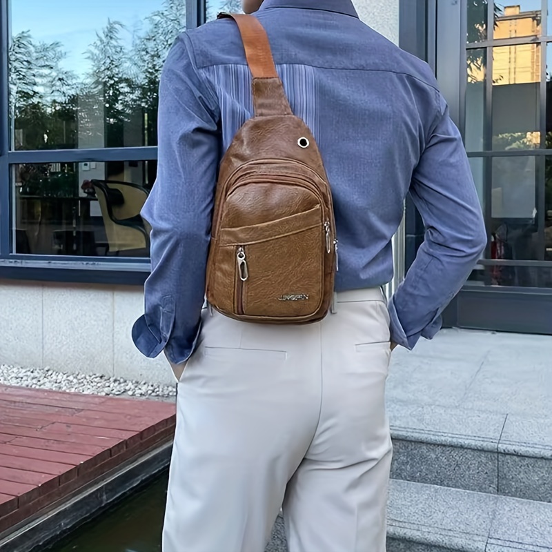 Cow Pattern Crossbody Bag, Vintage Pu Shoulder Bag, Multi Pocket Purse For  Travel - Temu