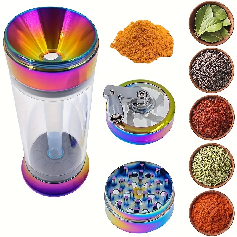 4-layer Grinder Roller, Manual Aluminum Spice Herb Grinder, Multifunctional  Grinding Rolling Machine, Loader Roller Filler Maker, Spice Grinder,  Chrismas Gifts, Halloween Gifts, Kitchen Supplies, Household Gadgets - Temu