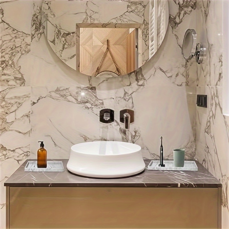 Bathroom Tray Marble Tray For Bathroom Counter Decor - Temu