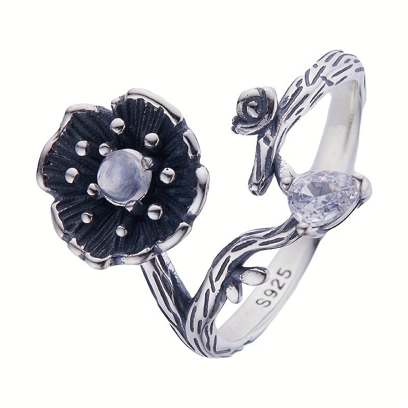 Anello Vintage Donna In Argento 925 &ndash; Modello Twist Regolabile, Gioiello Elegante