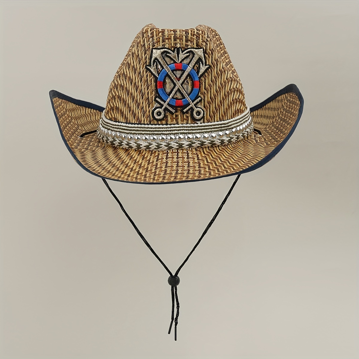 Men's Sunshade Straw Hat Large Edge Outdoor Beach Hat