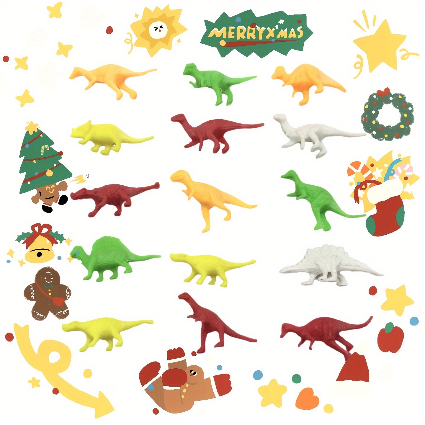 1 Stück Weihnachten Niedliche Dinosaurier Ornamente Cartoon - Temu Germany