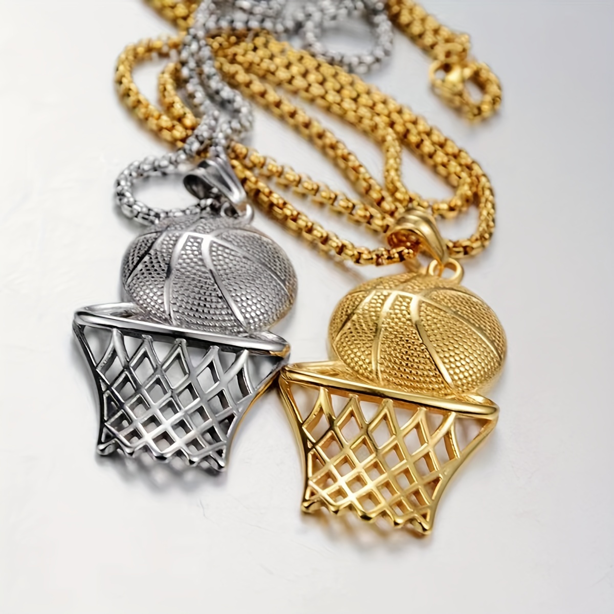 Real gold clearance basketball chain