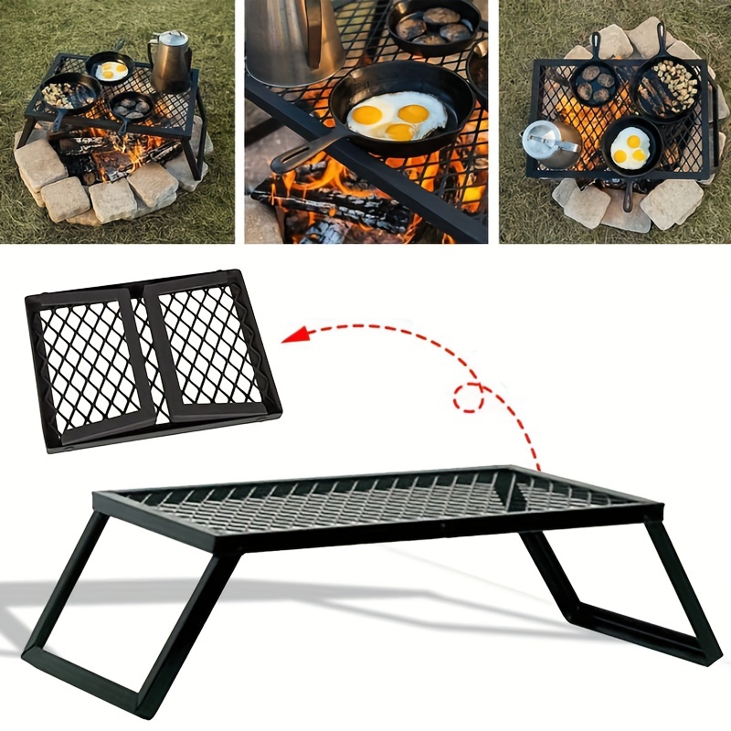 Portable Campfire Grill BBQ Rack 63 55 Charcoal Grill Outdoor Cooking