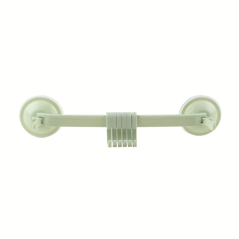 Adjustable Double Suction Cup Coat Hook Rack with 6 Hooks