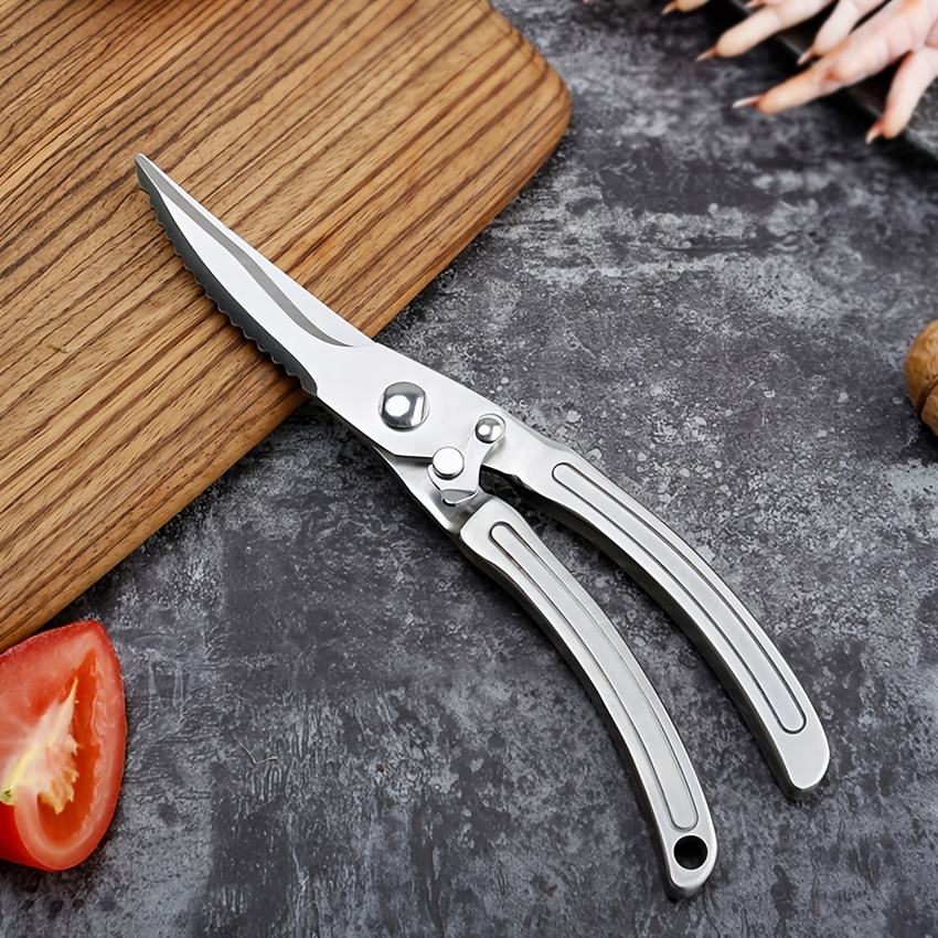 Tijeras Cuchillo Cocina Acero Inoxidable Corta Huesos Verduras