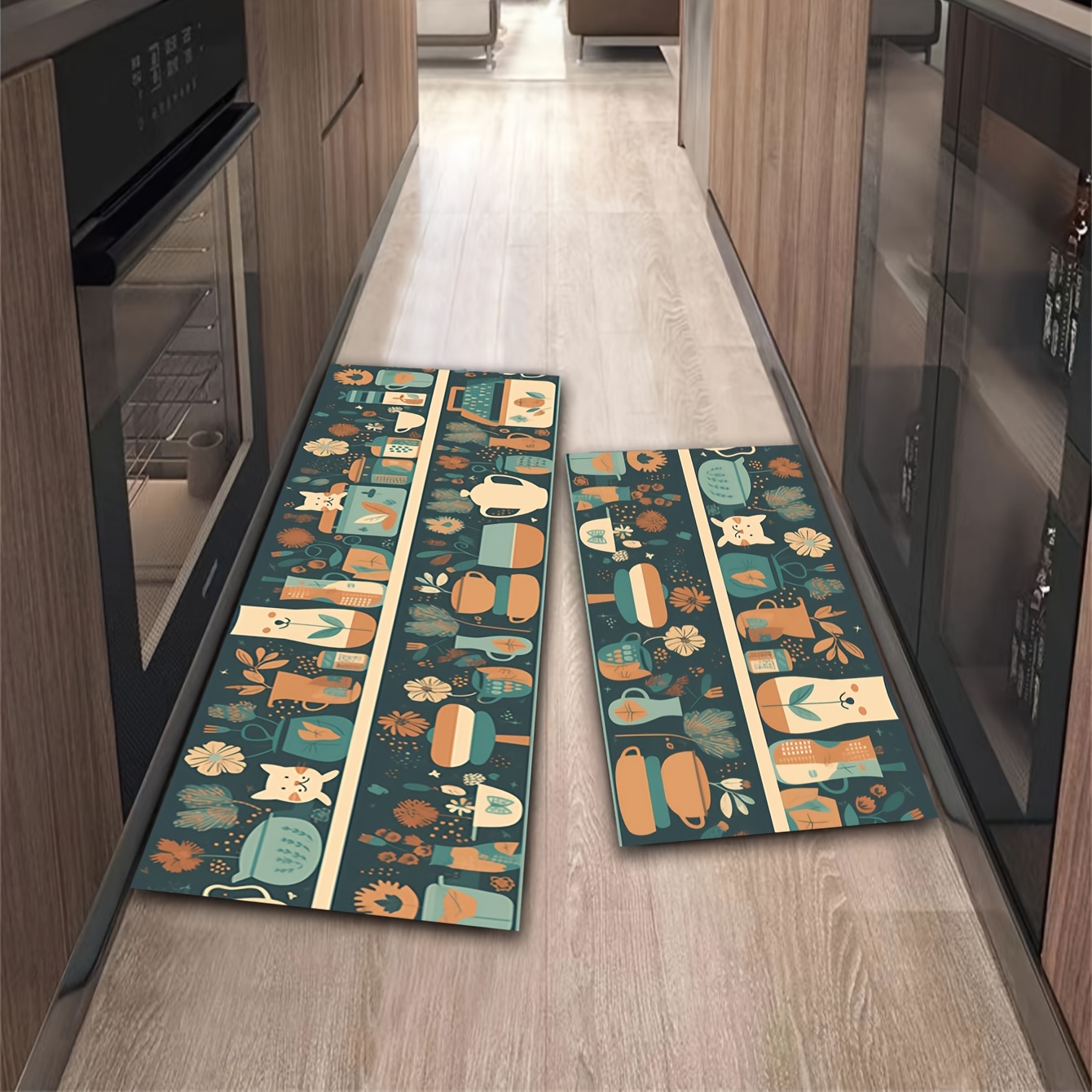 Kitchen Decor Area Rug Kitchen Non slip Carpet Cartoon Chef - Temu